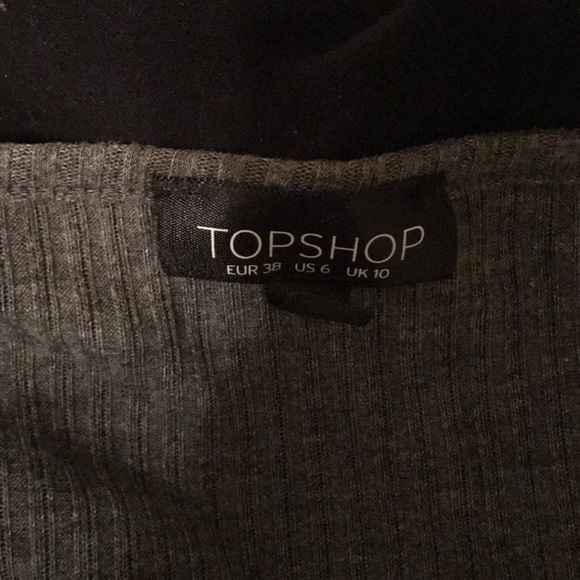 Gray Topshop crop top - Picture 2 of 2